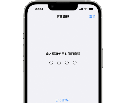 秦皇岛iPhone屏幕维修分享iPhone屏幕使用时间密码忘记了怎么办 