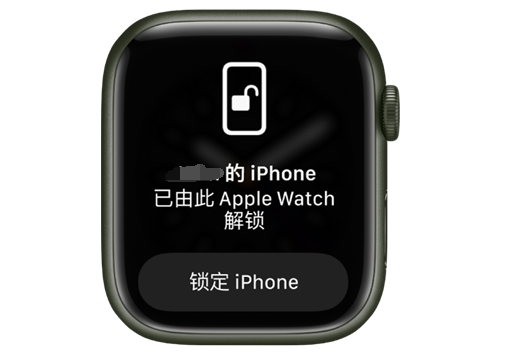 秦皇岛苹果手机维修分享用 AppleWatch 解锁配备面容 ID 的 iPhone方法 