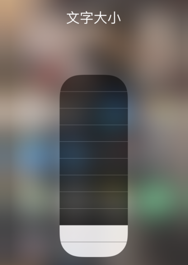 秦皇岛苹果手机维修分享小技巧：在 iPhone 控制中心快速调节字体大小 